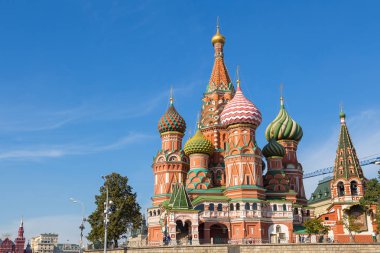 Saint Basils Kızıl Meydan haliyle Katedrali. Moscow, Rusya Federasyonu.