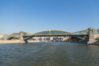 Bogdan Khmelnitsky köprü Moskova Nehri, Noscow, Rusya Federasyonu.