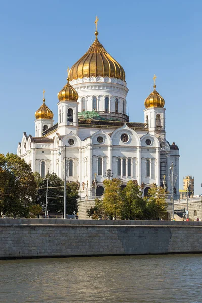 Собор Христа Спасителя, Русский православный собор в Москве, Россия . — стоковое фото