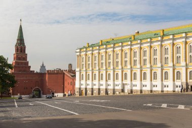 Görünümü Grand Kremlin Sarayı, Moskova, Rusya Federasyonu.