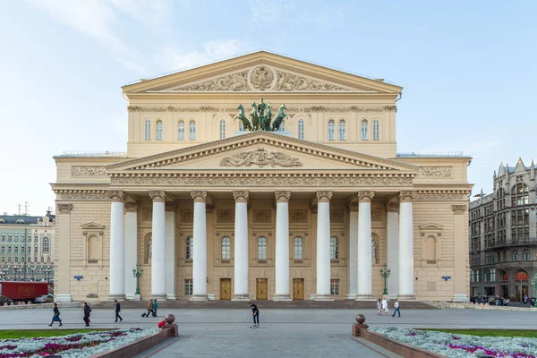 The Bolshoi Theater, is a historic theater in Moscow, Russia. — Stock Photo, Image
