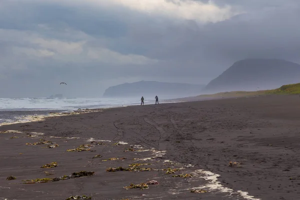 Vue sur la baie d'Avachinskaya, la baie d'Avacha et les plages volcaniques, Russie . — Photo