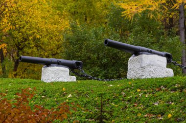 Memorial kompleksi sopki Nikolskoy'un görünümü, Petropavlovsk-Kamchatsky, Rusya.