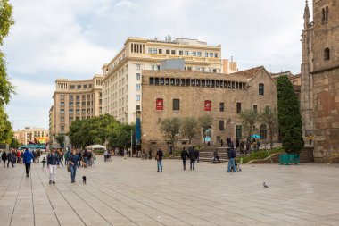 Nova Meydanı, Gotik alan. Ciutat Vella ilçesi. Barselona, İspanya.