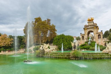 Font de la Cascada in Parc de la Ciutadella, Barselona, İspanya.