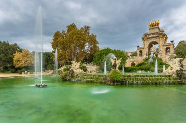 Font de la Cascada in Parc de la Ciutadella, Barselona, İspanya.
