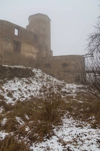 Руины Краковского епископского замка, Севиэрц, Польша . — стоковое фото