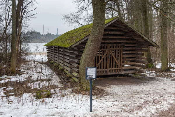 Экспонаты из парка наследия, Улусео, Хелли, Финляндия . — стоковое фото