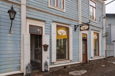 Tarihi Eski Şehir, Vanha Porvoo, Finlandiya.