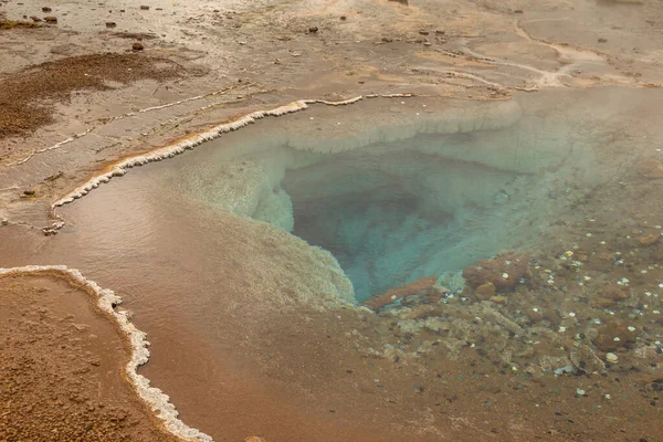 Геотермальна Зона Долині Хаукадалур Золоте Коло Ісландія — стокове фото