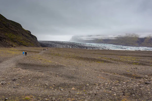 Veduta Del Ghiacciaio Skaftafell Nel Parco Nazionale Vatnajokull Islanda Sudorientale — Foto Stock