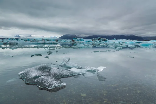 Blick Auf Die Jokulsarlon Gletscherlagune Den Südlichen Vatnajakull Gletscher Vatnajokull — Stockfoto