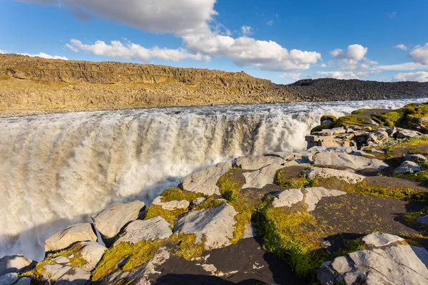 Increíble Paisaje Islandia Cascada Dettifoss Región Noreste Islandia Dettifoss Una —  Fotos de Stock