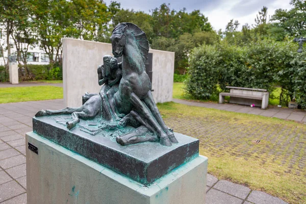 Рейкьявик Исландия Августа 2015 Года Скульптура Парке Музее Эйнара Йонссона — стоковое фото