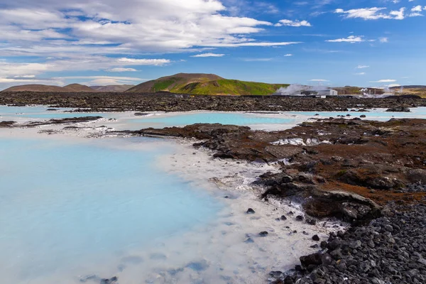 Fuori Blue Lagoon Centro Termale Geotermico Nel Sud Ovest Dell — Foto Stock