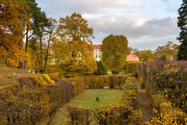 Rogalin Polsko Října 2015 Rogalin Palace Pobočka Národního Muzea Kolem — Stock fotografie
