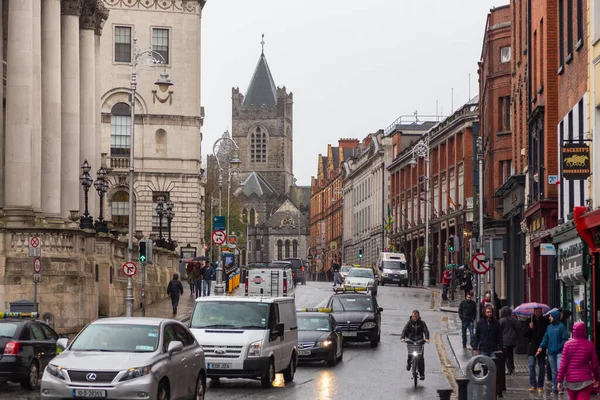 Dublín Irlanda Noviembre 2015 Parte Histórica Ciudad Temple Bar Quarter — Foto de Stock