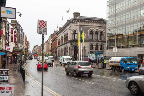 Dublín Irlanda Noviembre 2015 Edificio Tradicional Irlandés Centro Barnardo Square — Foto de Stock