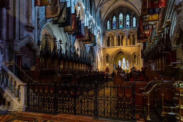 Dublin Ireland November 2015 Interior Saint Patrick Cathedral Dublin Founded — Stock Photo, Image