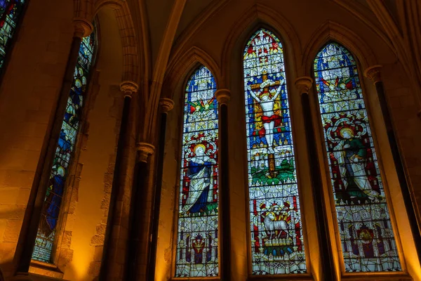 Дублин Ирландия Ноября 2015 Года Интерьер Собора Святого Патрика Дублине — стоковое фото