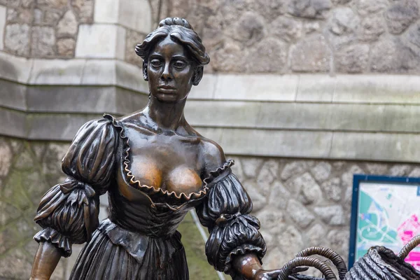 Dublino Irlanda Novembre 2015 Statua Molly Malone Dublino Irlanda Suffolk — Foto Stock