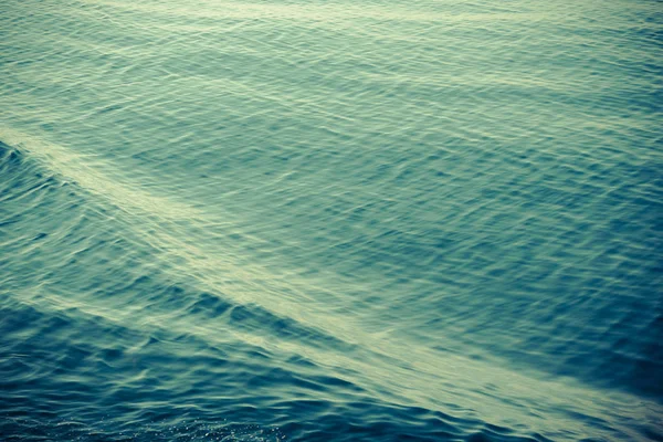 Surface Blue Sea Water Toned — Stock Photo, Image