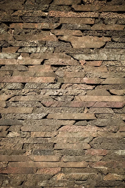 Wall Built Natural Stone Toned — Stock Photo, Image