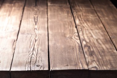 Eski bir tahtası ile deniz mili ve patates kızartması. Ahşap. Arka plan. Seçici odak