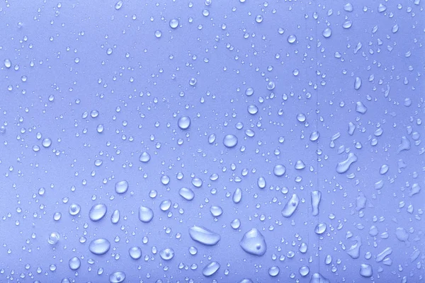 Druppels Water Een Gekleurde Achtergrond Gray Toned — Stockfoto