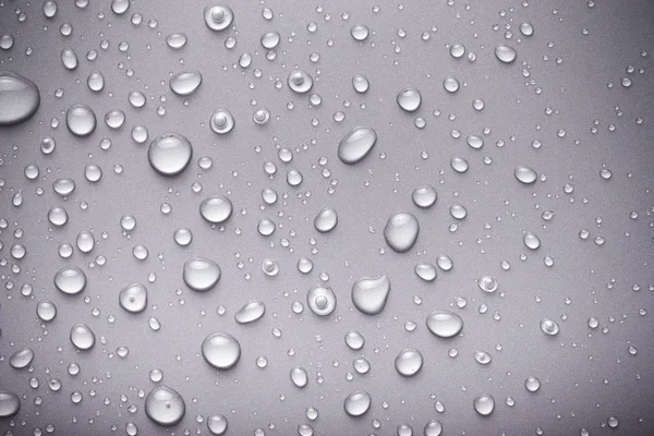 Drops Water Color Background Gray Toned — Stock Photo, Image