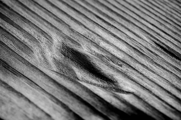 Old Board Knots Chips Wood Background Selective Focus — Stock Photo, Image