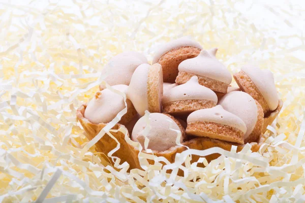 Galletas Pequeñas Sobre Fondo Papel —  Fotos de Stock