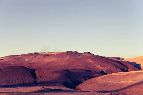 Empty Desert Landscape Iceland Toned — Stock Photo, Image