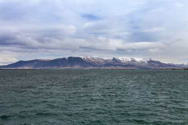 Mar Tormentoso Del Fiordo Este Islandia — Foto de Stock