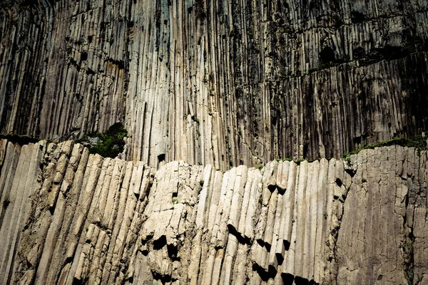 Cape Stolbchaty Cape West Coast Island Kunashir Composed Layers Basaltic — Stock Photo, Image