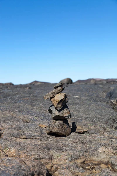 アイスランドの美しい石岩砂漠の風景 — ストック写真