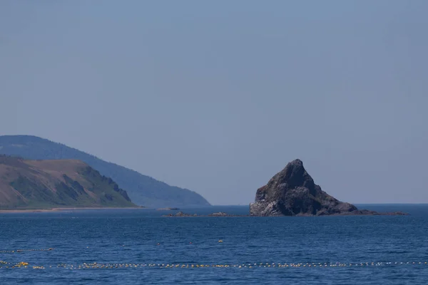 เคป สโตลบ เคปบนชายฝ งตะว นตกของเกาะค นาช นประกอบด วยช นของผ าใบพ — ภาพถ่ายสต็อก