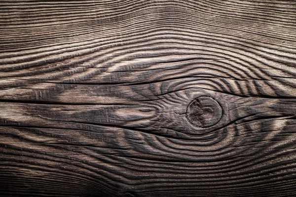 Old Board Knots Chips Wood Background Selective Focus — Stock Photo, Image