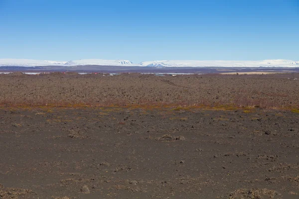 Üres Sivatagi Táj Izland — Stock Fotó