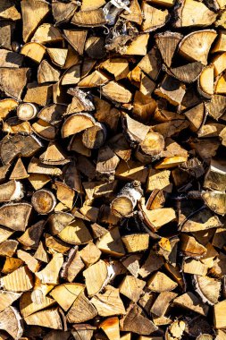 doğal ahşap günlükleri arka plan bir yığın soyut fotoğraf