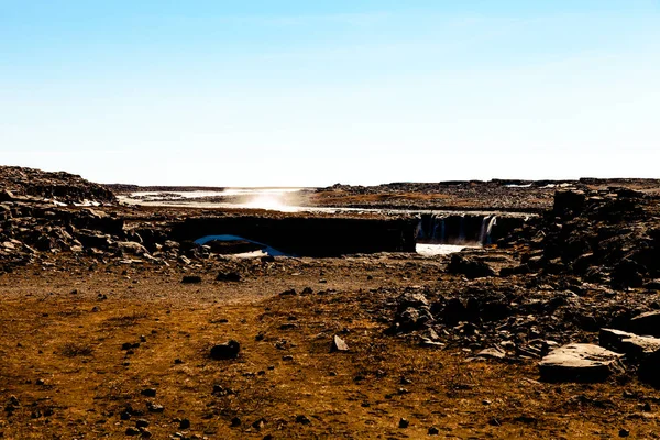 石岩砂漠の美しい風景アイスランド トーン — ストック写真