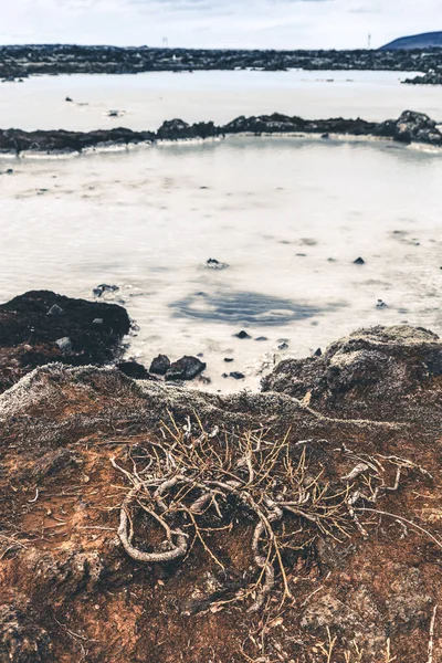 Vista Laguna Azul Islandia Tonificado —  Fotos de Stock