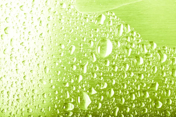 Drops Water Color Background Gray Shallow Depth Field Selective Focus — Stock Photo, Image