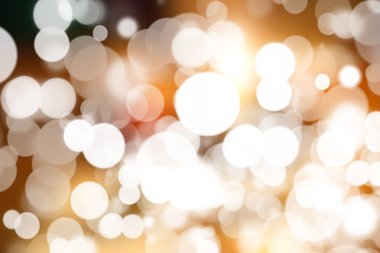 Bokeh Festival arka plan ile ufuk ışık