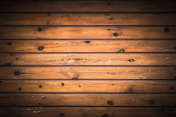 Wooden painted rustic texture for background. Rough weathered wooden board. Toned.