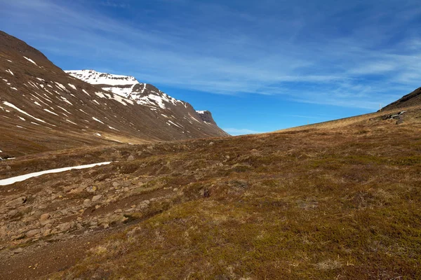 Beautiful multicolored spring landscape of Iceland — Stock Photo, Image