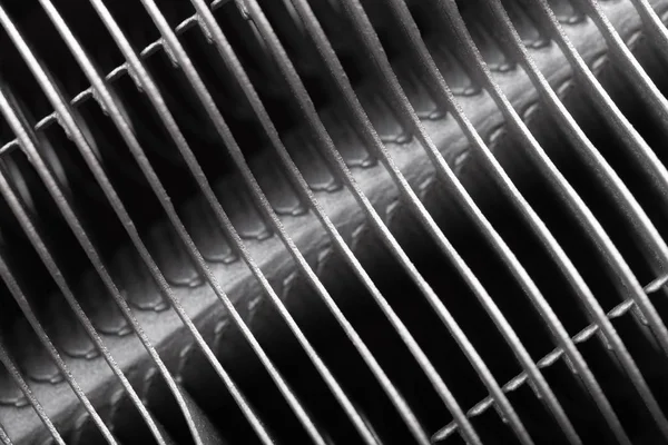 Metalen oppervlak van de radiator voor een technische achtergrond — Stockfoto