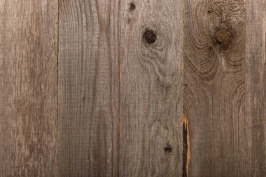 Arka plan için eski ahşap rustik doku. Kaba yıpranmış ahşap