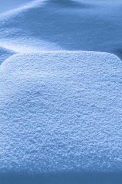 Doğal kış arka plan için temiz saf kar doku. Tonda