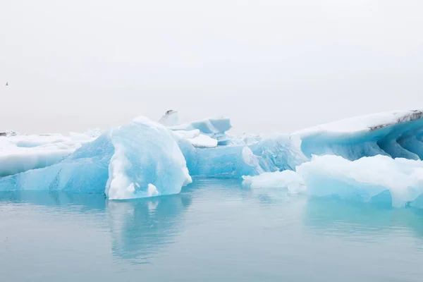 冰岛南部的Iceberg泻湖Jokulsarlon — 图库照片